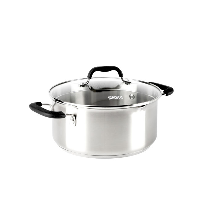 帶玻璃蓋雙耳湯鍋