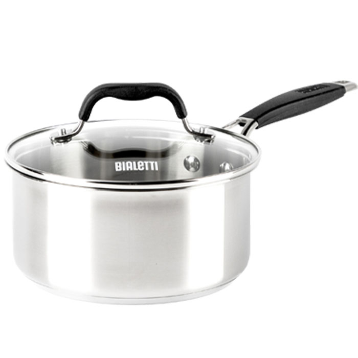 帶玻璃蓋單柄鍋