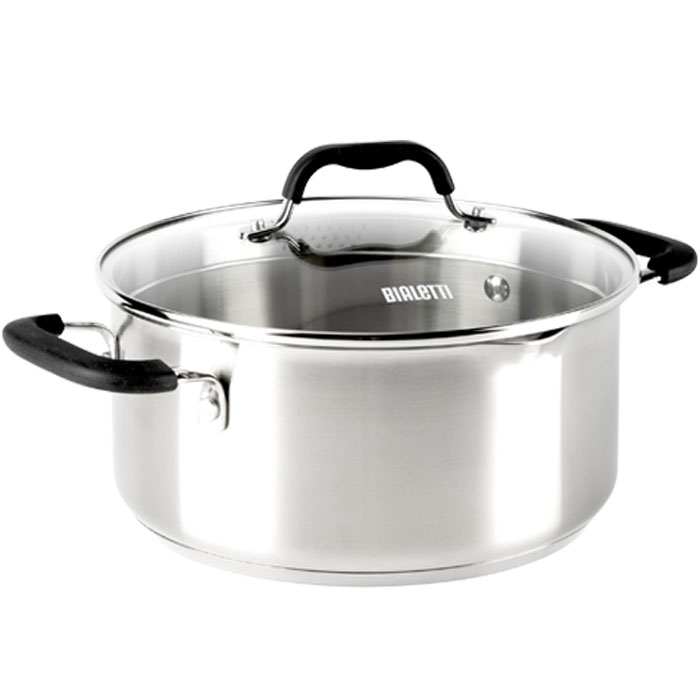 帶玻璃蓋雙耳湯鍋